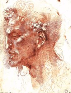Michelangelo, "Satyr's Head"